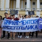 В Алматы проходит митинг за политические реформы от Oyan, Qazaqstan 