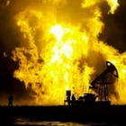 На месторождении Каламкас загорелась скважина