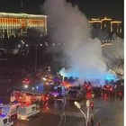 Протестующие в Алматы на площади: Видны вспышки, предположительно, от светошумовых гранат