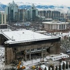 На месте сгоревшей резиденции в Алматы построят парк. Токаев одобрил его концепцию