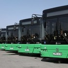 В Алматы начали ездить новые экологичные автобусы