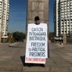 Активиста Асхата Жексебаева задержали во время пикета в Алматы