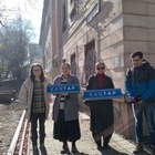 В Алматы на улице Назарбаева появилась вывеска Қаңтар