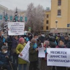 Активисты Демпартии провели митинг в Алматы
