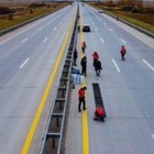 На автомобильной дороге Астана-Щучинск установили музыкальные полосы
