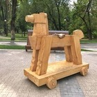 Инсталляция «Рождение седла» художника Мельдибекова выброшена на свалку