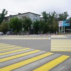 В Костанае появился диагональный пешеходный переход