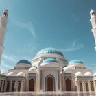 В Астане открыли новую мечеть. Вот как она выглядит снаружи и внутри