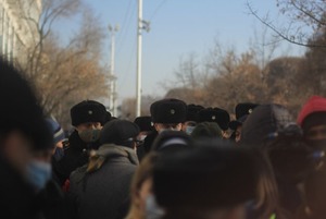 Как прошел мирный митинг 10 января: Снова СОБР, обморожение и провокации